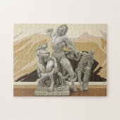 Laocoon en z'n zons ancient sculpture legpuzzel (Horizontaal)