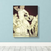 Laocoon, Hellenistisch origineel, 1e eeuw Canvas Afdruk (Insitu (Houten vloer))