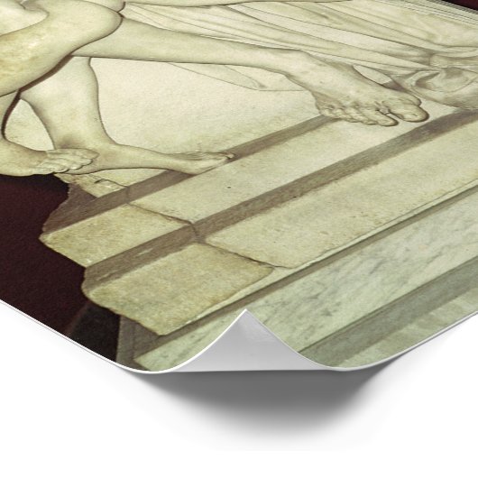 Laocoon, Hellenistisch origineel, 1e eeuw Poster (Hoek)