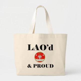 LAO'd & PROUD Beach Bag Grote Tote Bag