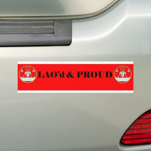 LAO'd & PROUD Bumpersticker (Op auto)