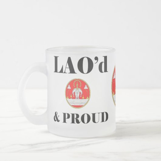 LAO'd & PROUD Frosted Mok (Links)