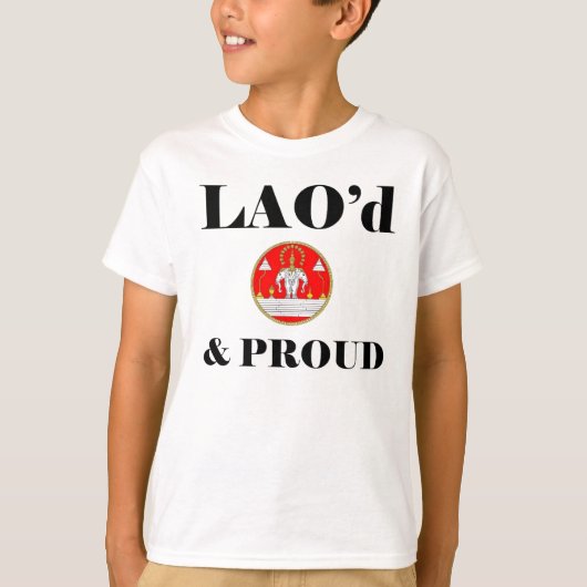LAO'd & PROUD Kinder T-Shirt (Voorkant)