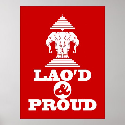 LAO'D & TROTS POSTER (Voorkant)