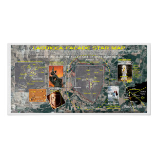 Laodicea Orion sterrenkaart Perfect Poster