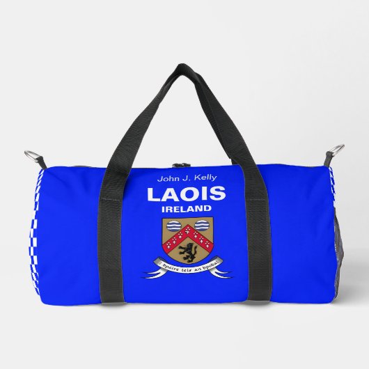 Laois Ireland - Iers gepersonaliseerd Plunjezak (Voorkant)