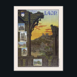Laon France Vintage Travel Poster 1912 Briefkaart<br><div class="desc">Vintage reist poster uit Laon, Frankrijk. Publicatie in 1912. Onze posters zijn reproducties van hoge kwaliteit op basis van professionele scans met een zeer hoge resolutie van de originelen. Bij ons handmatig retoucheren wordt geen gebruik gemaakt van filters die originele details of textuur verwijderen die u in de oorspronkelijke prints...</div>