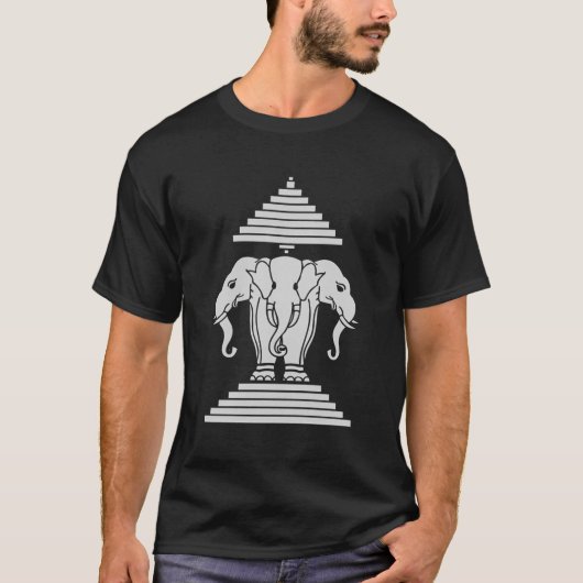 Laos 3: Elephant Erawan Lao T-shirt (Voorkant)