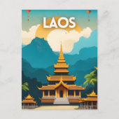 Laos Briefkaart (Voorkant)