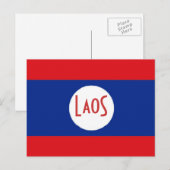 Laos Briefkaart (Voorkant / Achterkant)