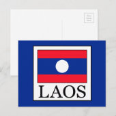 Laos Briefkaart (Voorkant / Achterkant)