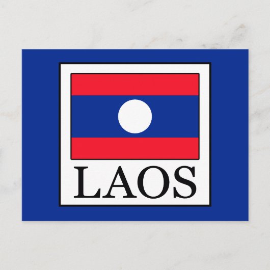 Laos Briefkaart (Voorkant)