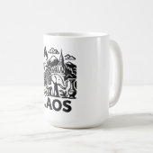 laos cultureel ontwerp koffiemok (Voorkant rechts)