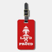 LAO'S D & PROUD BAGAGELABEL (Voorkant verticaal)
