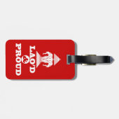 LAO'S D & PROUD BAGAGELABEL (Achterkant horizontaal)