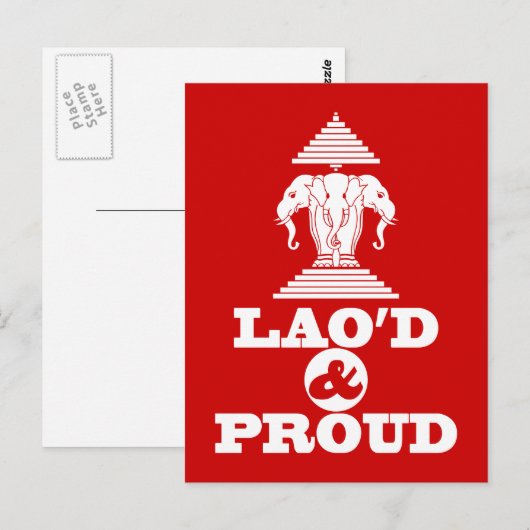 LAO'S D & PROUD BRIEFKAART (Voorkant / Achterkant)
