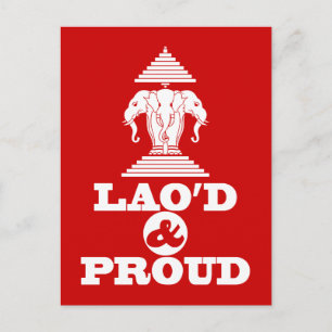 LAO'S D & PROUD BRIEFKAART