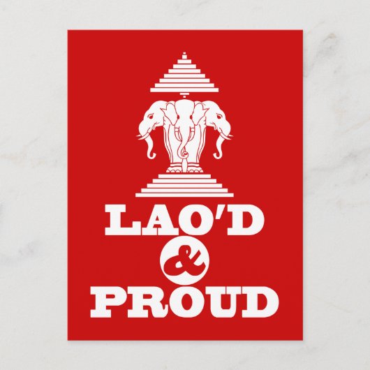 LAO'S D & PROUD BRIEFKAART (Voorkant)
