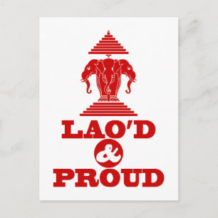 LAO'S D & PROUD BRIEFKAART