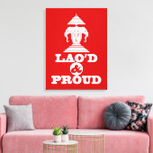 LAO'S D & PROUD CANVAS AFDRUK (Insitu (Woonkamer))