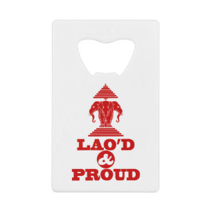 LAO'S D & PROUD CREDITKAART FLESSENOPENER