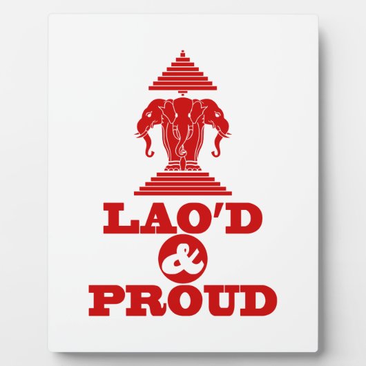 LAO'S D & PROUD FOTOPLAAT (Voorkant)