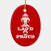 LAO'S D & PROUD KERAMISCH ORNAMENT (Voorkant)