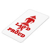 LAO'S D & PROUD MAGNEET (Linkerzijde)