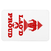 LAO'S D & PROUD MAGNEET (Horizontaal)