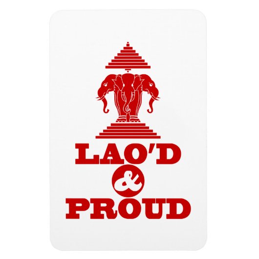 LAO'S D & PROUD MAGNEET (Verticaal)