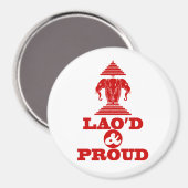 LAO'S D & PROUD MAGNEET (Voorkant / Achterkant)