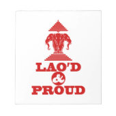 LAO'S D & PROUD NOTITIEBLOK (Voorkant)