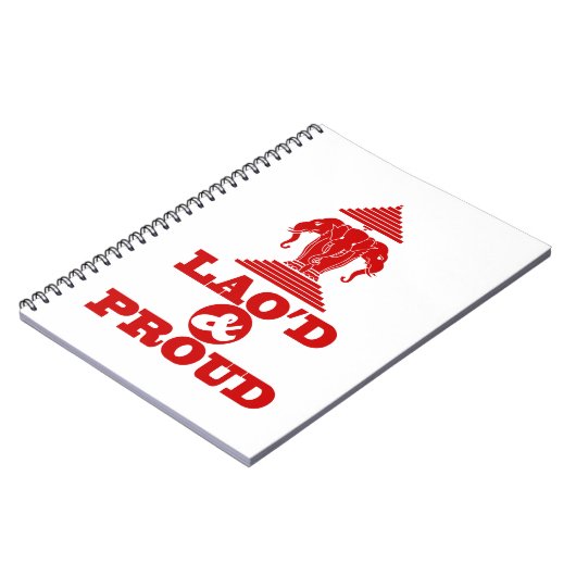 LAO'S D & PROUD NOTITIEBOEK (Linkerzijde)