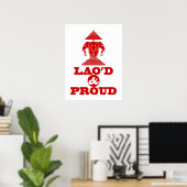 LAO'S D & PROUD POSTER (Thuiskantoor)
