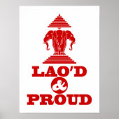 LAO'S D & PROUD POSTER (Voorkant)