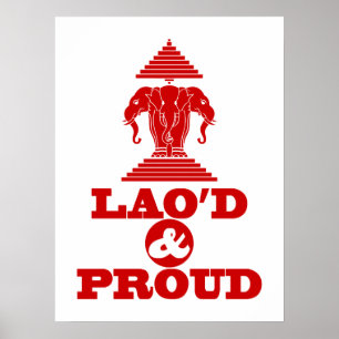 LAO'S D & PROUD POSTER