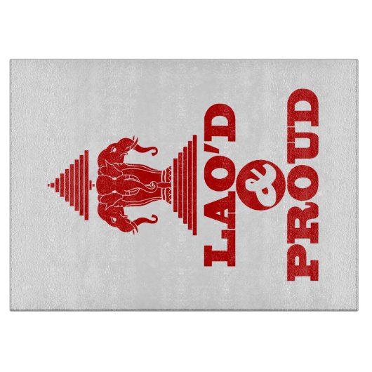 LAO'S D & PROUD SNIJPLANK (Voorkant)