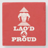 LAO'S D & PROUD STENEN ONDERZETTER (Voorkant)