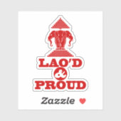 LAO'S D & PROUD STICKER (Vel)