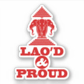 LAO'S D & PROUD STICKER (Voorkant)