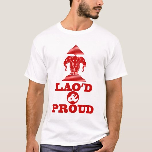 LAO'S D & PROUD T-SHIRT (Voorkant)