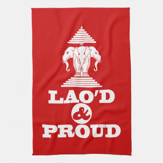 LAO'S D & PROUD THEEDOEK (Verticaal)