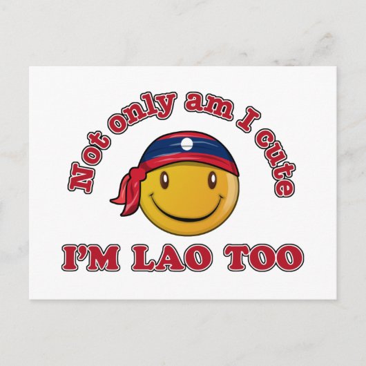 Laos-design Briefkaart (Voorkant)