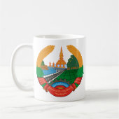 Laos embleem koffiemok (Links)