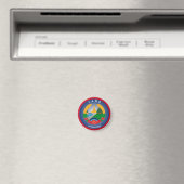Laos Erfgoed Embleem Magneet (Insitu (Vaatwasser))