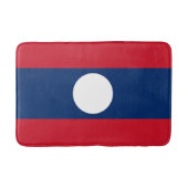 Laos Flag Badmat (Voorkant)
