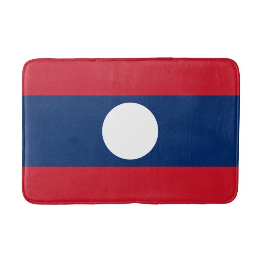 Laos Flag Badmat (Voorkant)