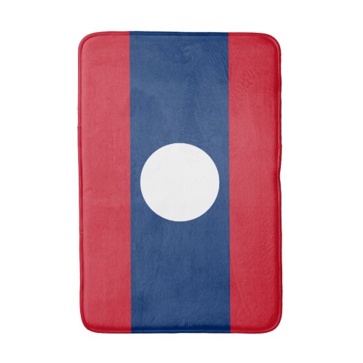 Laos Flag Badmat (Voorkant Verticaal)