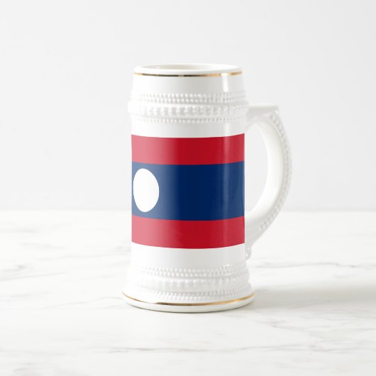 Laos Flag Bierpul (Voorkant rechts)