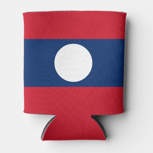 Laos Flag Blikjeskoeler (Voorkant)